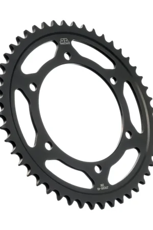 JT SPROCKETS - REAR STEEL 48T BL, 525 - Sprockets - BLACK ZINC FINISH Veilige Betaling